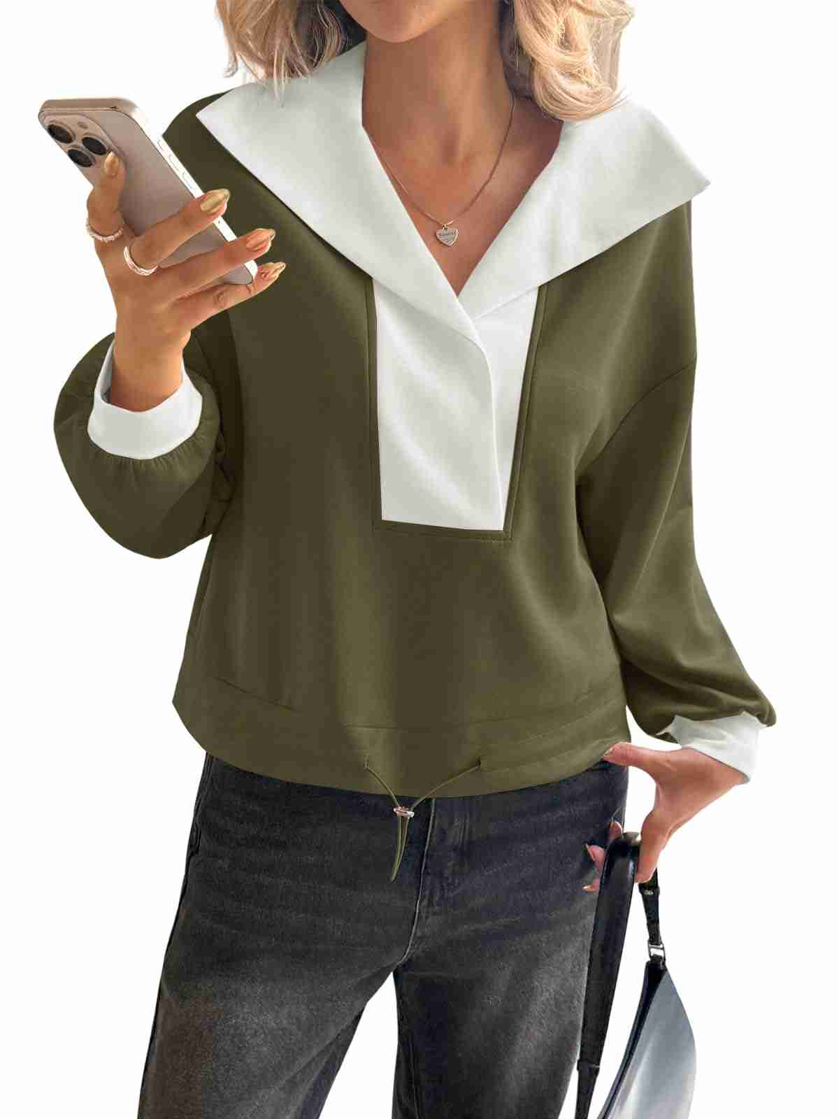 women's oversized sweatshirt casual tops