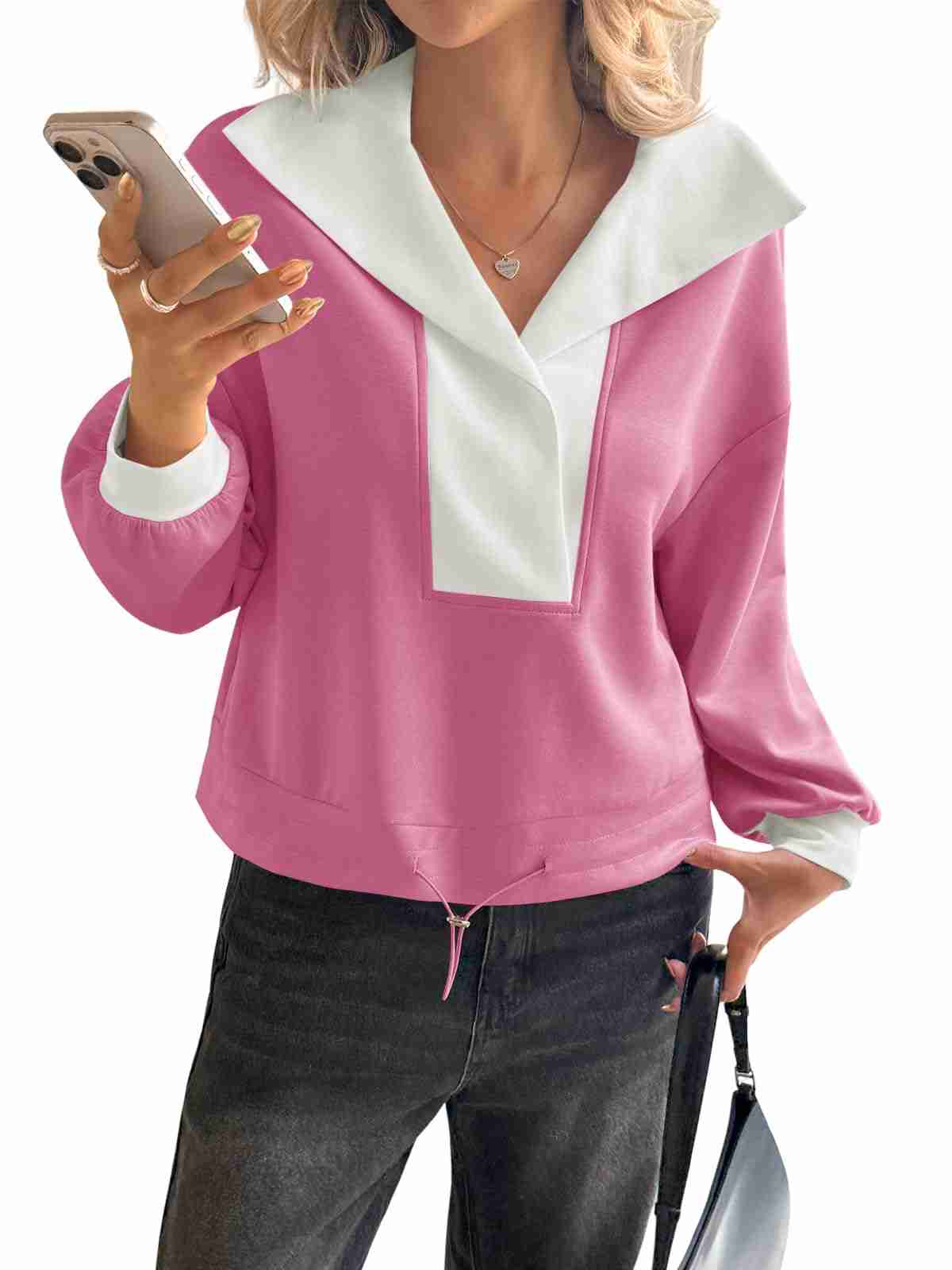 women's oversized sweatshirt casual tops