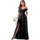 One-shoulder Off-the-shoulder Bridesmaid Dress