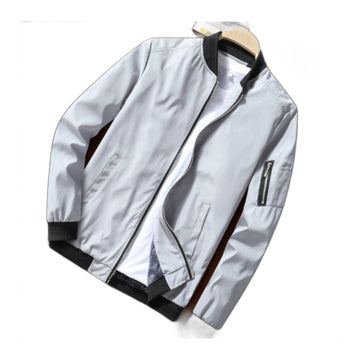 Lightweight Zip Up Bomber Jacket