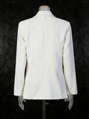 Elegant Three-dimensional Floral Loose-fitting Blazers