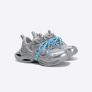 Spring Chunky Silver Sneakers For Women