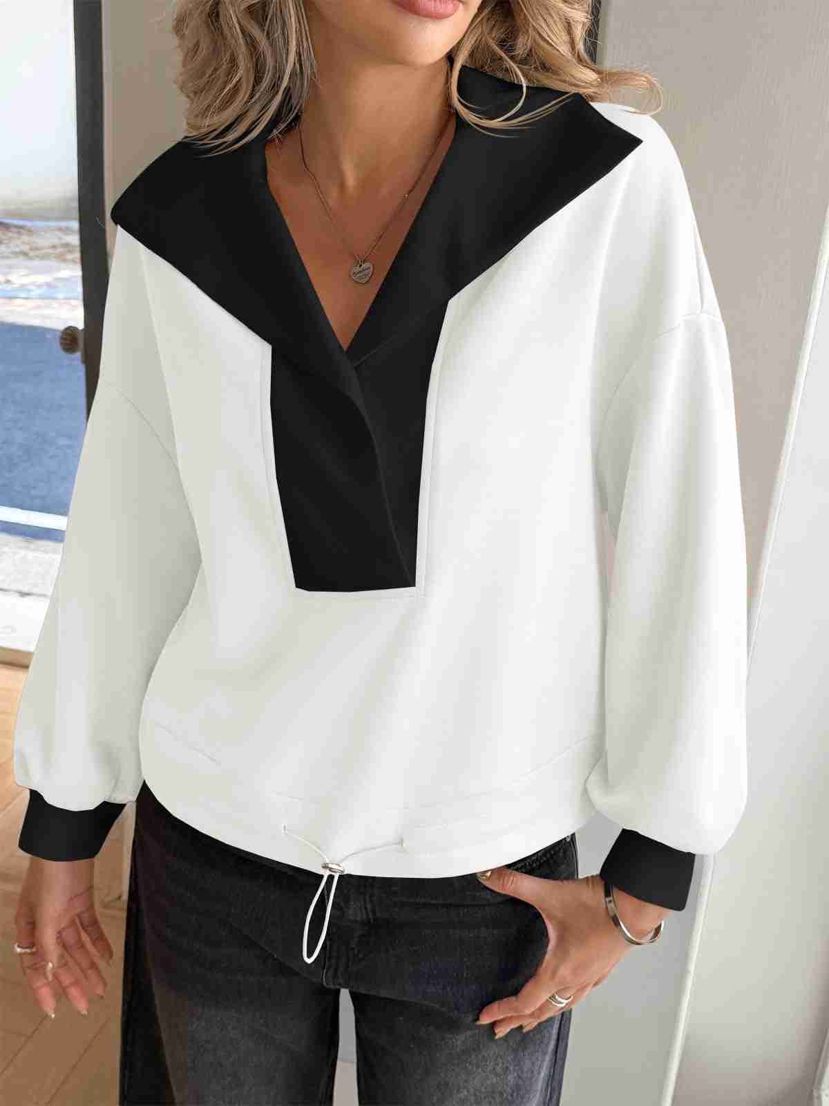 women's oversized sweatshirt casual tops