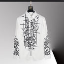 Men's New Style Fitted Printed Shirt Fashionable