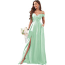 One-shoulder Off-the-shoulder Bridesmaid Dress