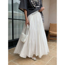 Irregular Patchwork Maxi Skirt Women