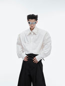 Simple Loose Solid Color Top For Men