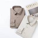Mens Solid Color Brushed Thicker Long Sleeve Shirt Top