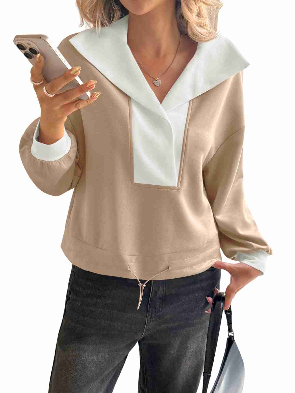 women's oversized sweatshirt casual tops