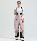 New Strap Thickened Waterproof Ski Pants Men