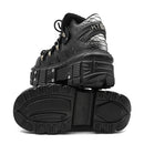Chunky-sole Punk-style Platform Tank Boots For Women