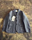 Autumn Winter Woolen American-style Retro Slim-fit Hunting Suit Casual Blazer