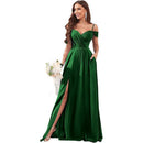 One-shoulder Off-the-shoulder Bridesmaid Dress