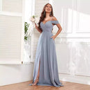 One-shoulder Off-the-shoulder Bridesmaid Dress