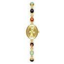 Natural Jade Multi-treasure Bracelet Fu Lu Shou