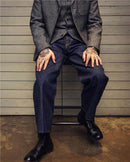 Autumn Winter Woolen American-style Retro Slim-fit Hunting Suit Casual Blazer